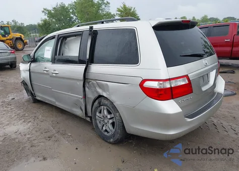 2006 Honda Odyssey Ex-L из США, поврежденный, VIN 5FNRL38766B452479